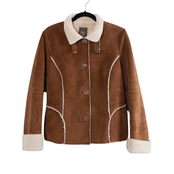Old Navy Faux Shearling Jacket - Picture 1 of 16
